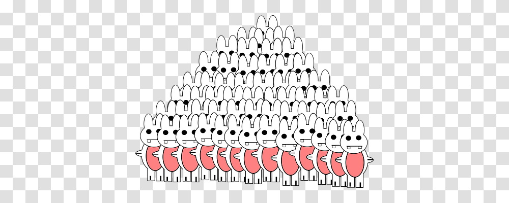 Bunnies Animals, Plant, Doodle, Drawing Transparent Png