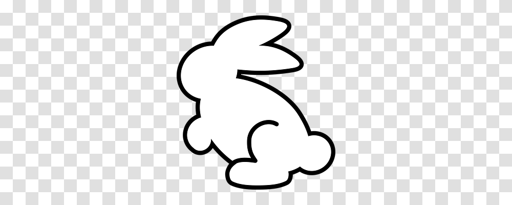 Bunny Stencil, Logo, Trademark Transparent Png