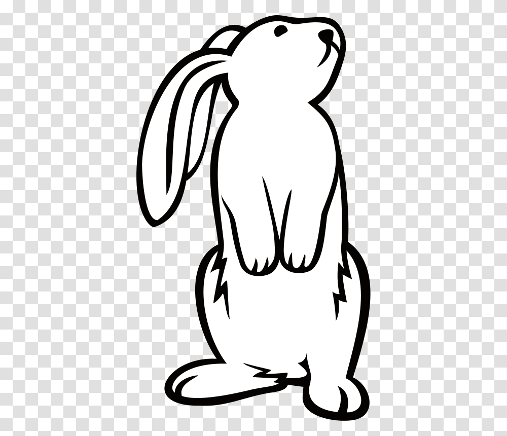 Bunny, Animals, Hand, Stencil, Mammal Transparent Png