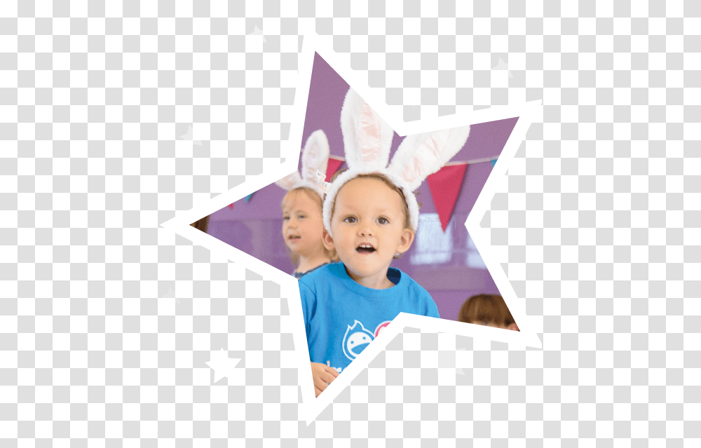 Bunny Boy Toddler, Person, Human, Star Symbol Transparent Png
