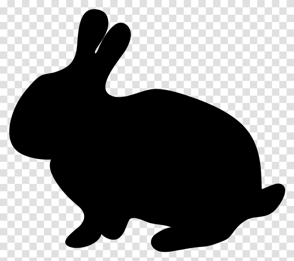 Bunny Clip Art At Silhouette Of Bunny Rabbit, Gray, World Of Warcraft Transparent Png