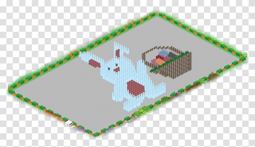 Bunny Cross Stitch, Rug, Pattern Transparent Png