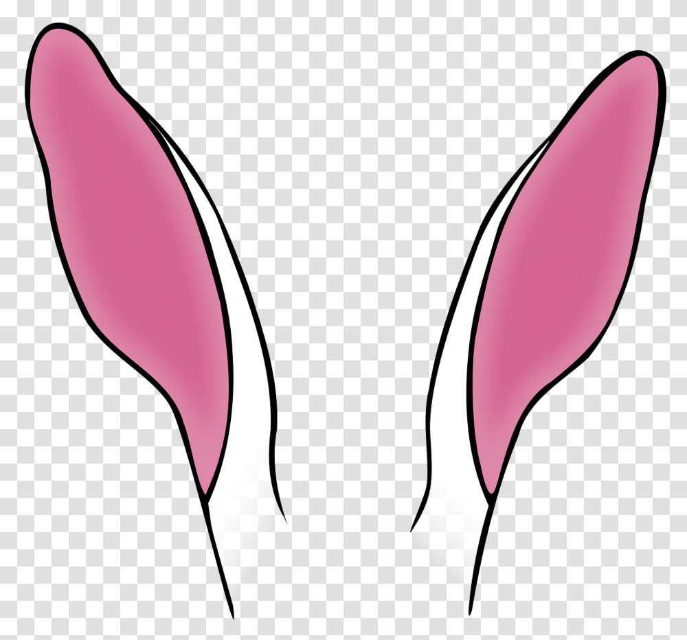 Bunny Ears Rabbit Free Vector Graphics Bunny Ears Animated, Pattern, Light Transparent Png