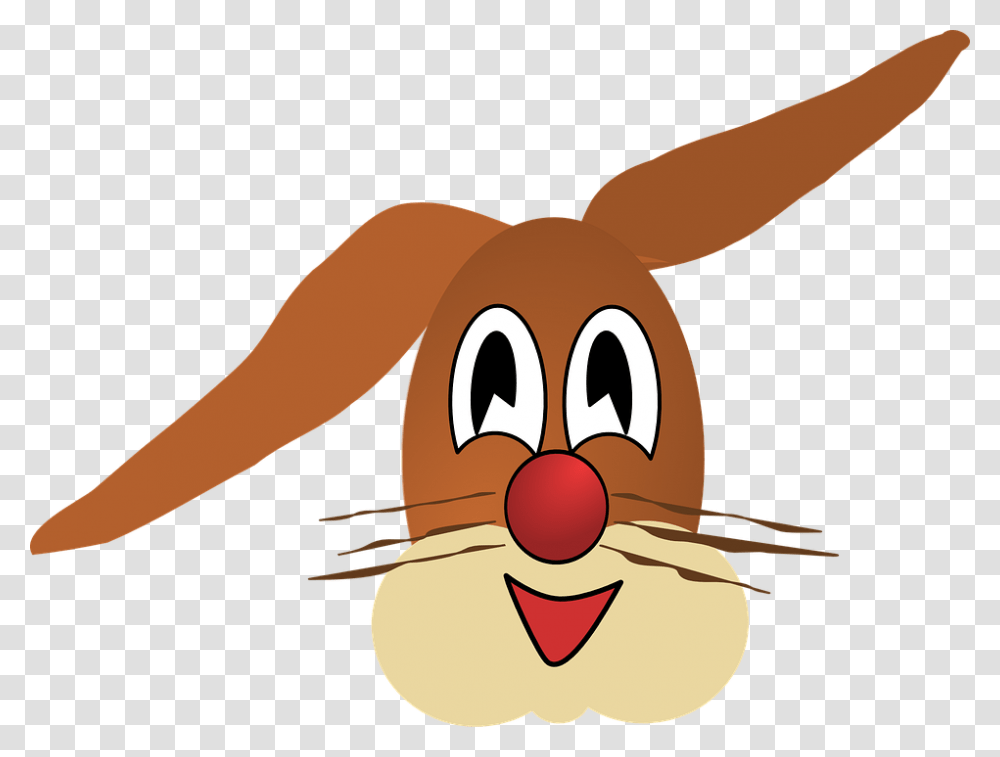 Bunny Easter Animal Rabbit Toy Images - Free Easter Bunny Clip Art, Label, Text, Plant, Mammal Transparent Png