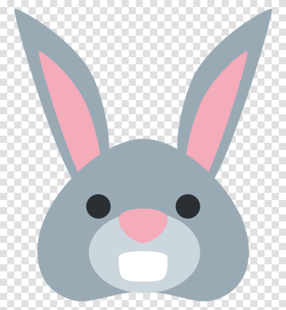 Bunny Emoji Meaning With Pictures Cara De Conejo Animado, Tape, Rodent, Mammal, Animal Transparent Png