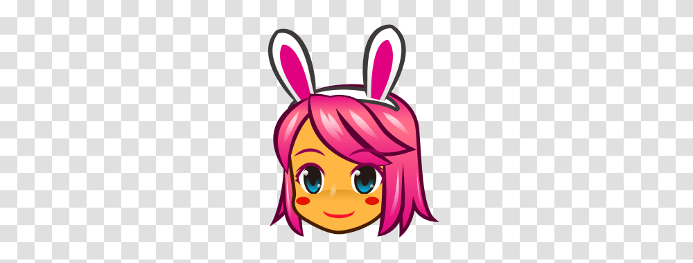 Bunny Girl Emojidex, Manga Transparent Png