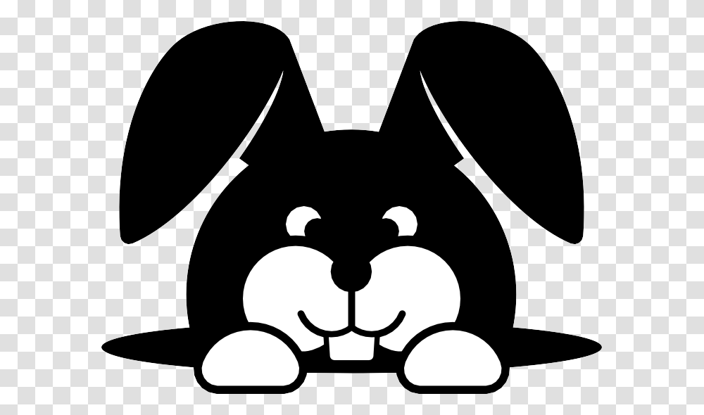 Bunny Hole Rabbit Hole Cartoon, Label, Stencil, Sticker Transparent Png