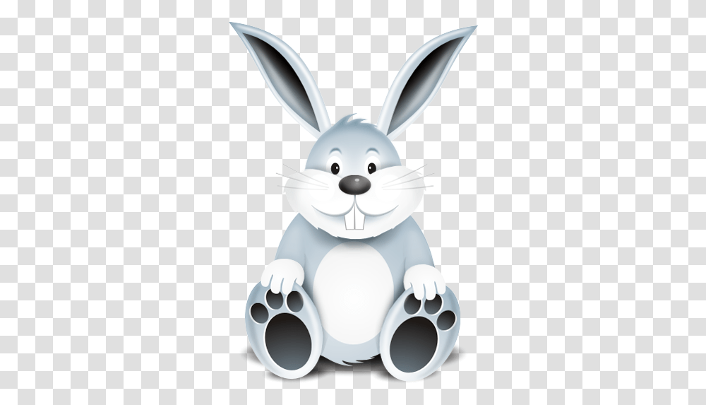 Bunny Icon Happy Easter, Mammal, Animal, Rodent, Snowman Transparent Png