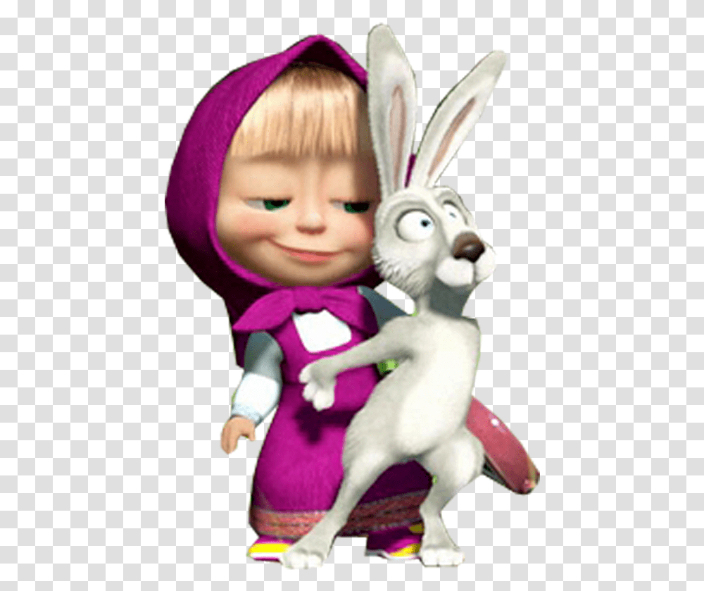 Bunny Masha And The Bear, Doll, Toy, Person, Human Transparent Png