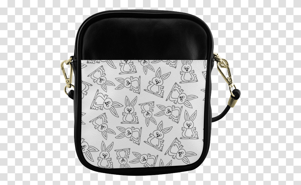 Bunny Pattern Sling Bag Handbag, Accessories, Accessory, Purse Transparent Png