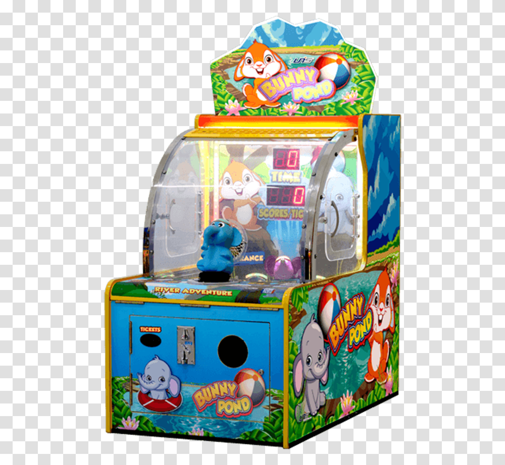 Bunny Pond New Cabinet Left Bunny Pond Arcade Game, Arcade Game Machine, Photography, Slot, Gambling Transparent Png
