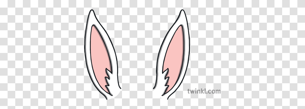 Bunny Rabbit Ears Animals Nature Body Parts Ks1 Illustration Animal Body Parts Ears, Weapon, Emblem, Symbol, Glass Transparent Png