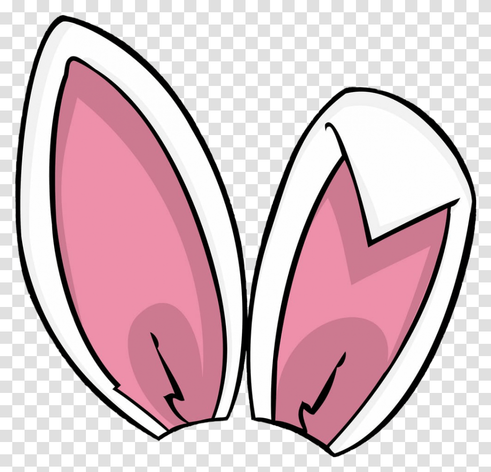 Bunny Rabbit Ears Features Face Head Pink White Girly, Grain, Produce, Vegetable, Food Transparent Png
