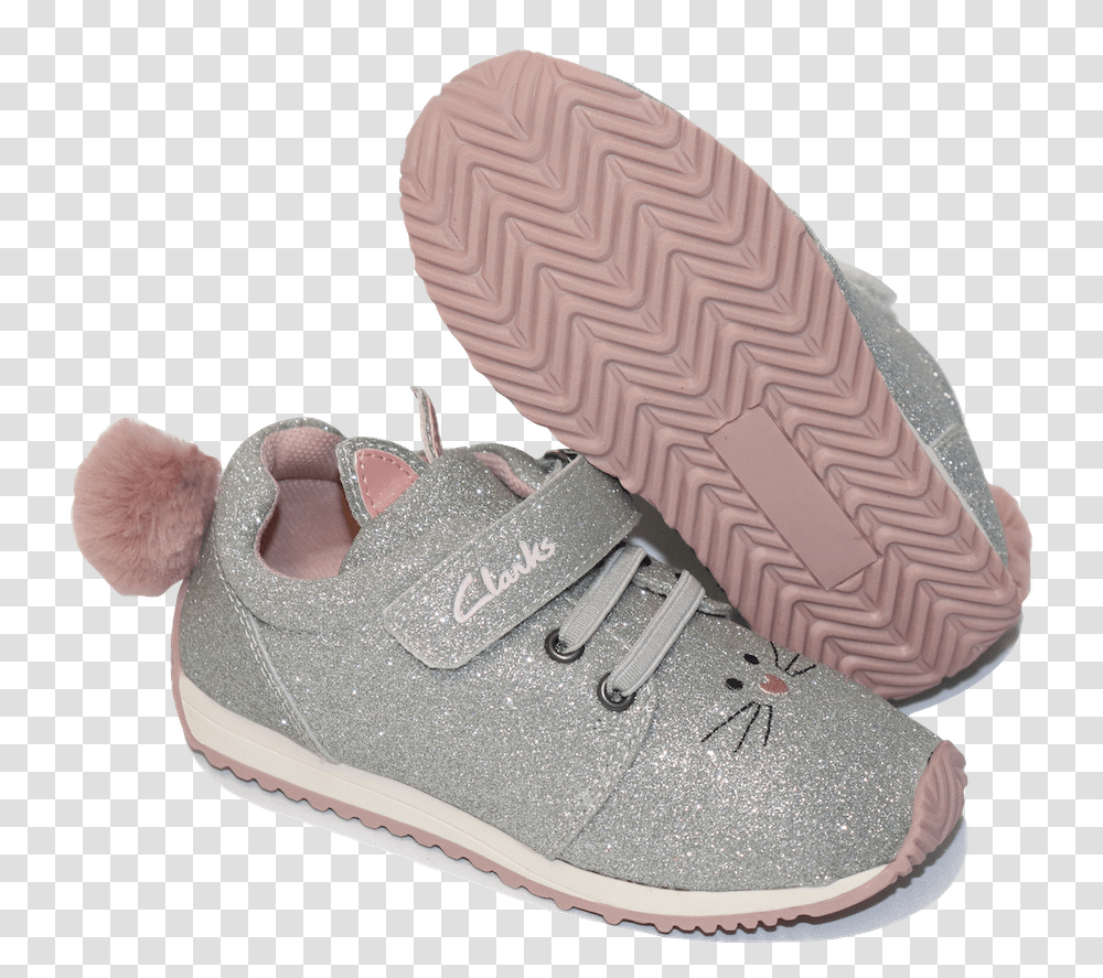 Bunny Silver Glitter Sneakers, Clothing, Apparel, Shoe, Footwear Transparent Png