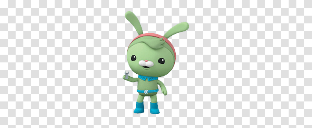 Bunny, Toy, Plush, Green, Figurine Transparent Png