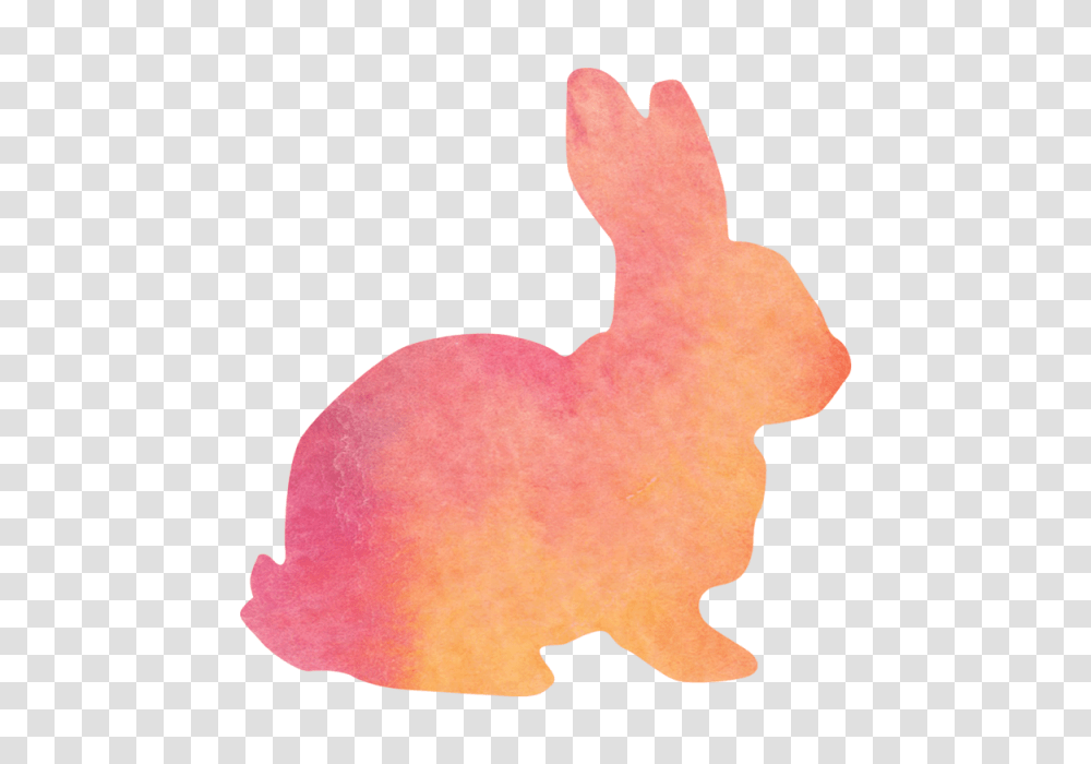 Bunny Watercolor Silhouette Bunny Watercolor Silhouette, Animal, Bird, Plush, Toy Transparent Png