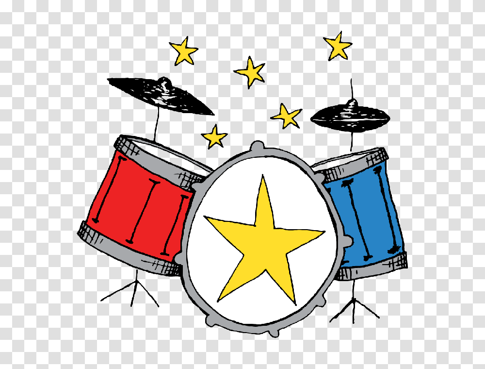 Bunny With Drum Clipart Vector Clip Art Online Royalty Free, Star Symbol, Percussion, Musical Instrument, Bird Transparent Png