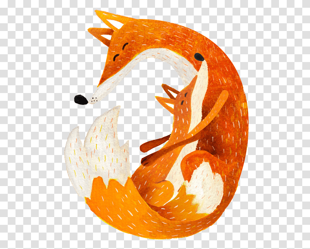 Bunnybear Illustrator Behance Work Of Art Illustration Fox Illustration, Fire, Flame, Dragon, Fungus Transparent Png