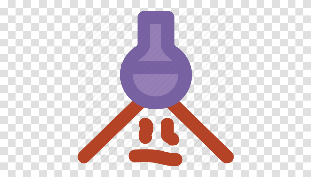 Bunsen Burner Conical Flask Flask Stand Lab Burner Lab, Rattle, Purple Transparent Png