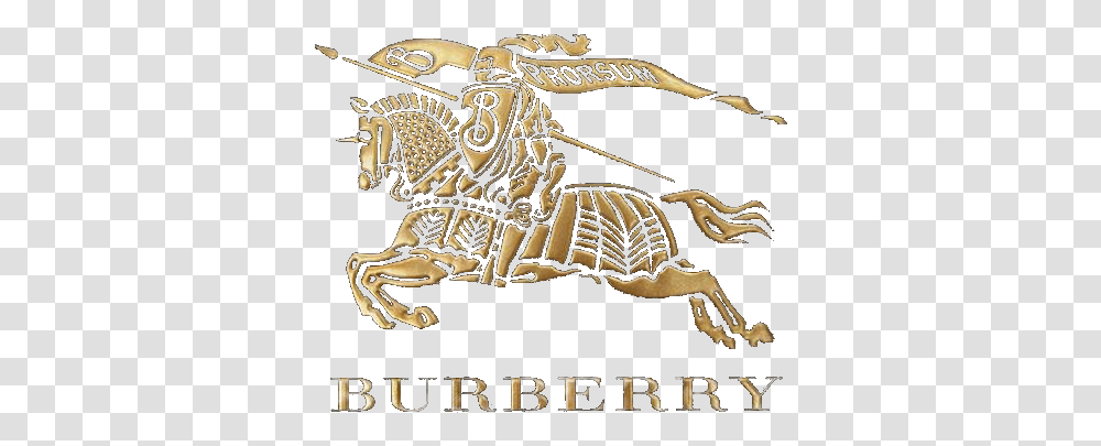 Burberry Prorsum Wristlet Clutch Gold Burberry Logo, Poster, Animal, Architecture, Building Transparent Png