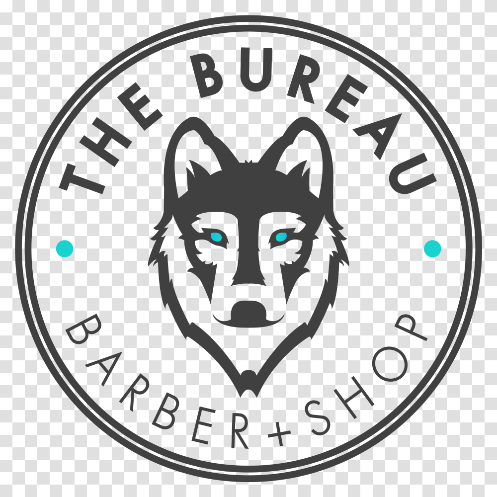 Bureau Barber Shop, Logo, Label Transparent Png