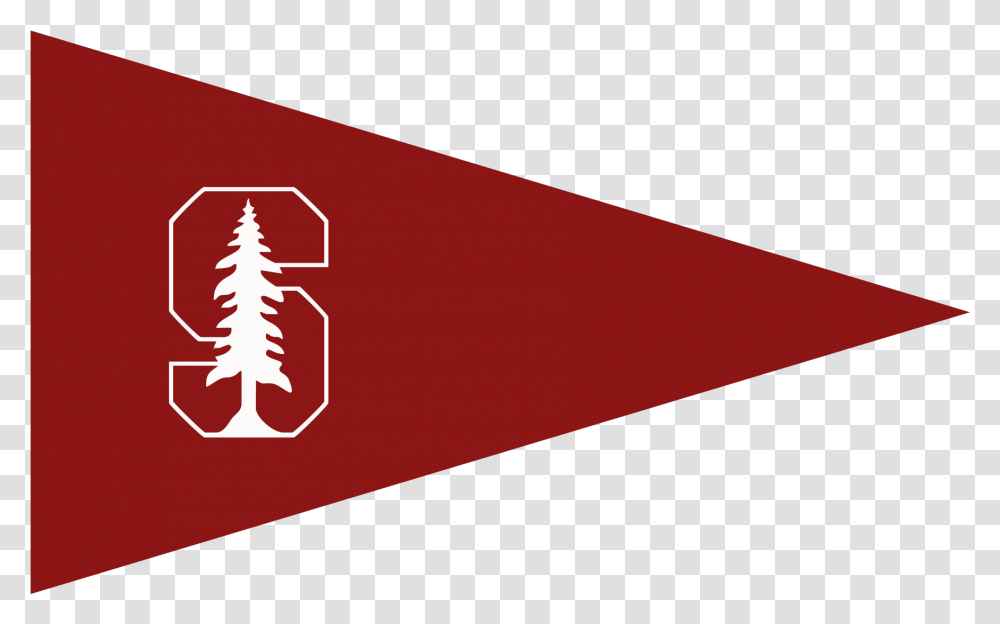 Burgee Of Stanford University Stanford Sailing Burgee, Plant, Tree, Symbol, Logo Transparent Png