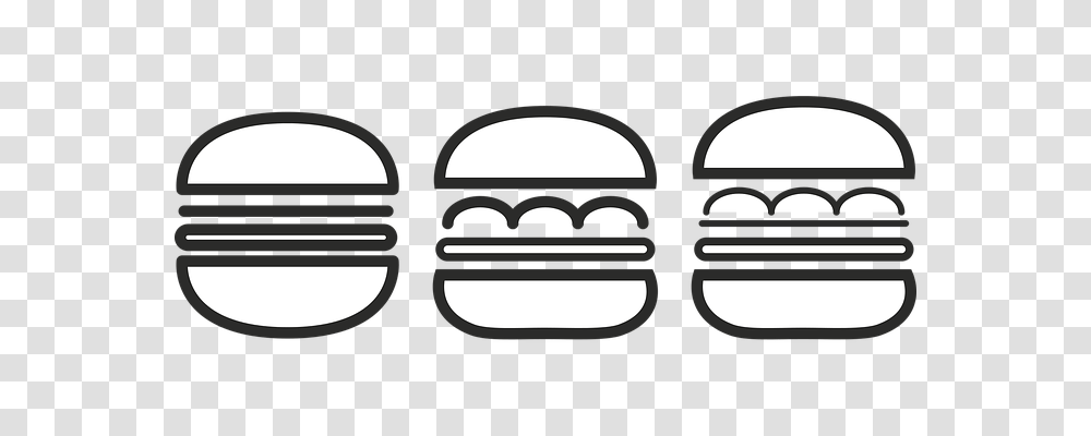 Burger Food, Stencil, Bumper, Vehicle Transparent Png