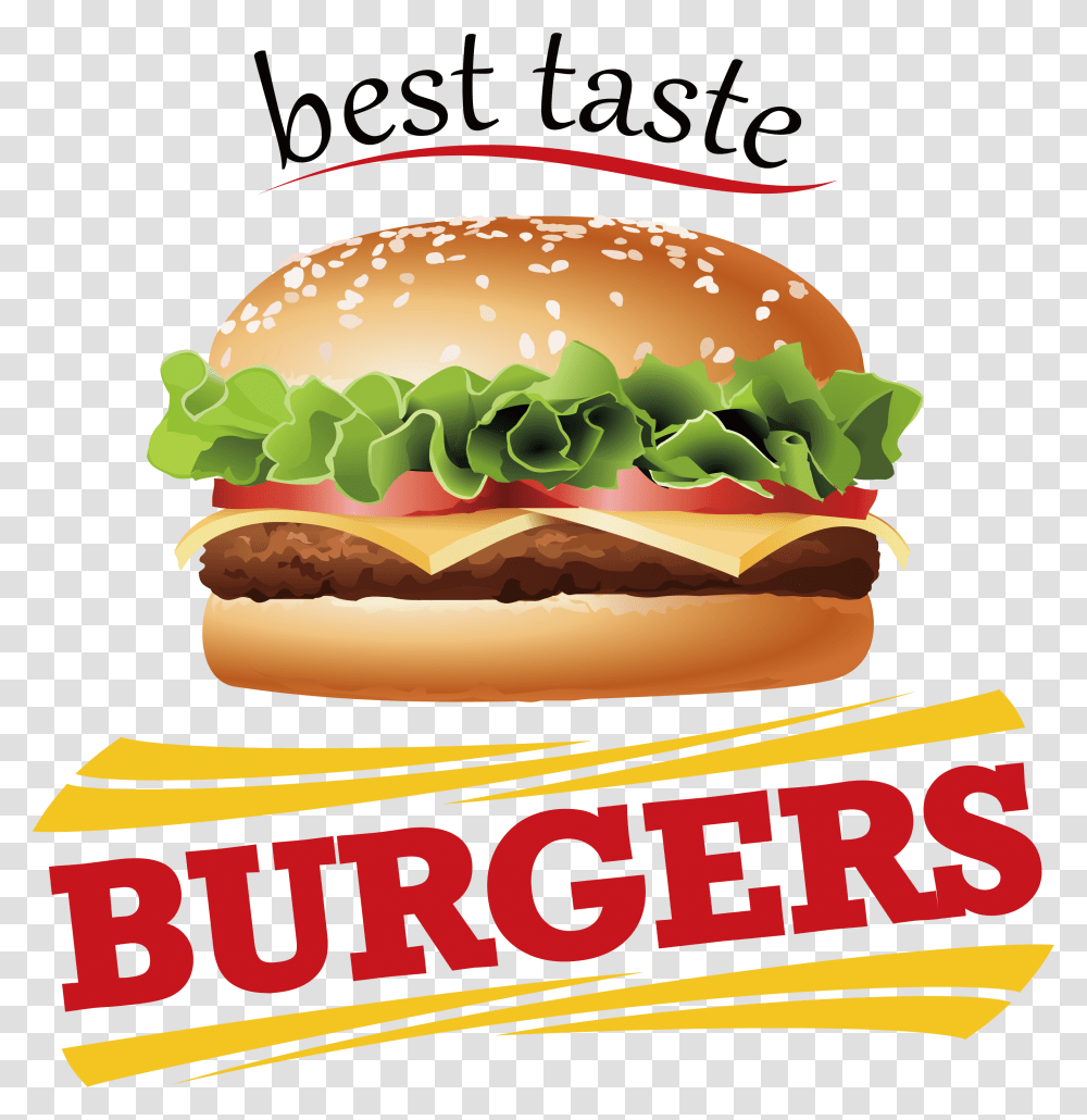 Burger And Fries Burger Hd Free Download, Advertisement, Food, Poster, Flyer Transparent Png
