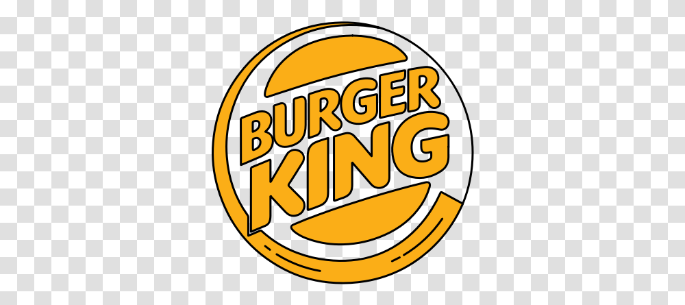 Burger Burgerking Fastfood Food Circle, Label, Text, Logo, Symbol Transparent Png