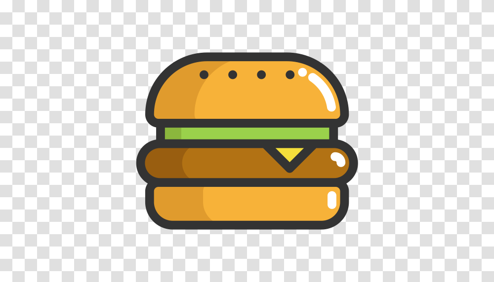 Burger Cheese Burger Food Icon With And Vector Format, Plant, Label, Bread Transparent Png