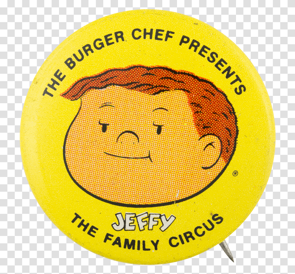 Burger Chef Presents The Family Circus Advertising Cartoon, Logo, Trademark, Badge Transparent Png
