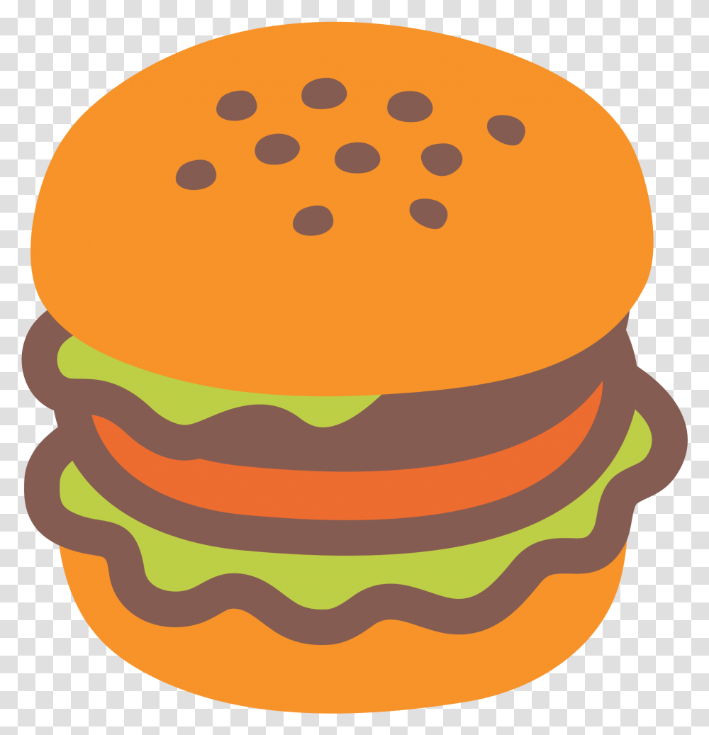 Burger Clipart Emoji Hamburger Clipart Background, Food, Bread, Bun Transparent Png