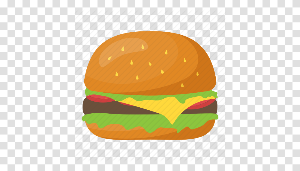 Burger Fast Food Food Hamburger Junk Food Icon, Baseball Cap, Hat, Apparel Transparent Png