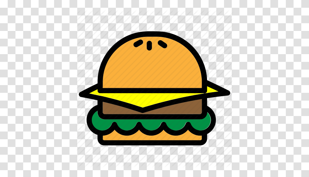 Burger Fast Food Food Hamburger Meal Menu Restaurant Icon, Apparel, Label Transparent Png