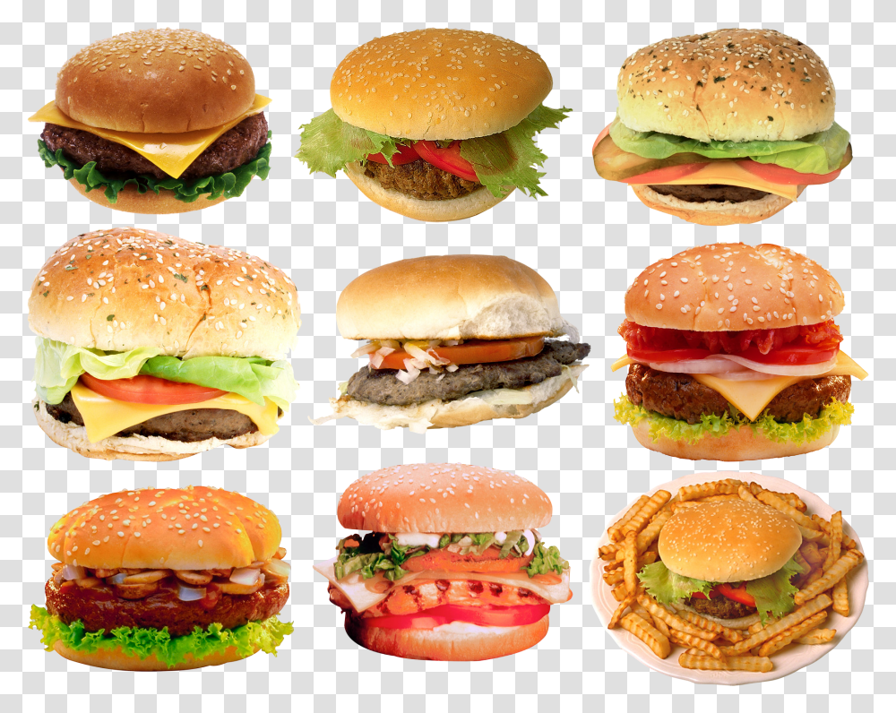 Burger Fast Food Restaurant Transparent Png