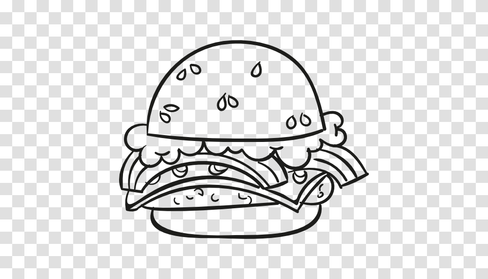 Burger Icon, Helmet, Label Transparent Png