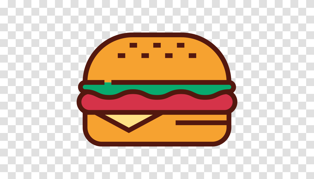 Burger Icon, Food, Lunch, Meal, Bread Transparent Png