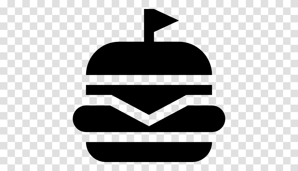 Burger Icon, Stencil, Label Transparent Png