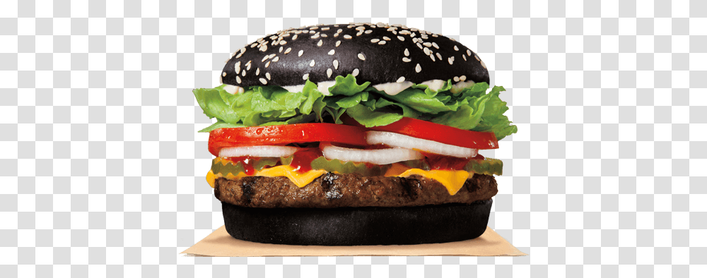 Burger King Black Bunned Halloween Burger King Black Burger Transparent Png
