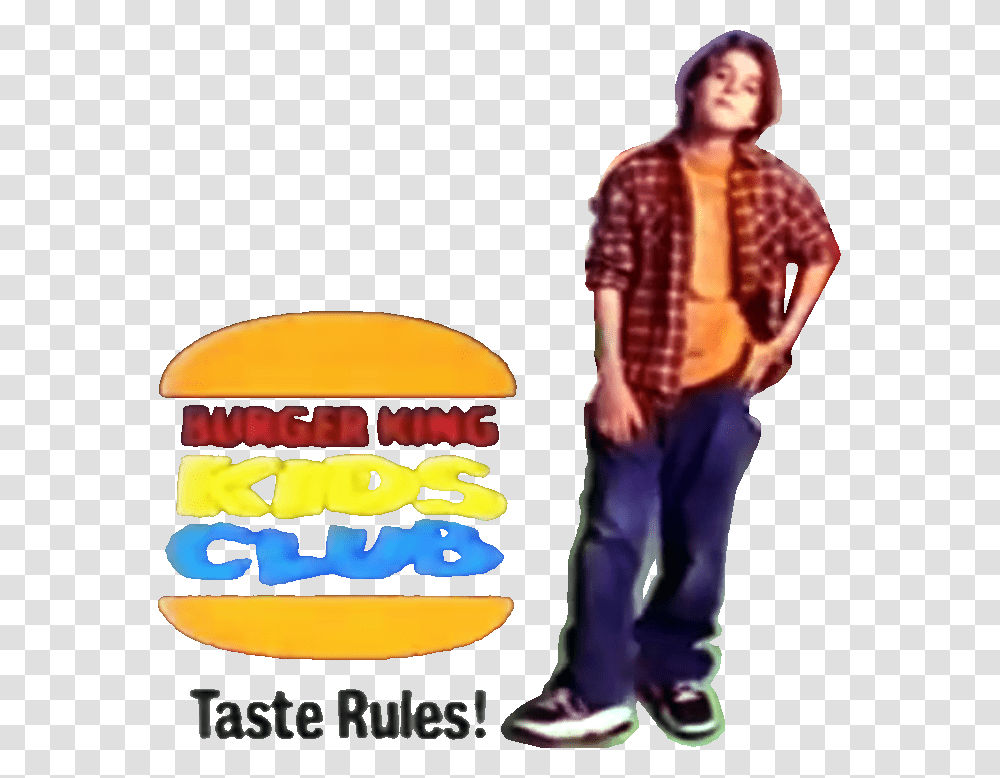 Burger King Kids Club Logo Download Burger King Kids Club, Person, Human, Food Transparent Png