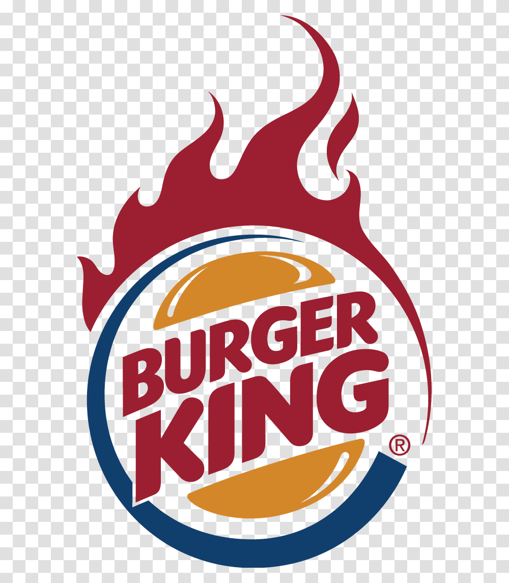 Burger King Logo, Label, Ketchup, Food Transparent Png