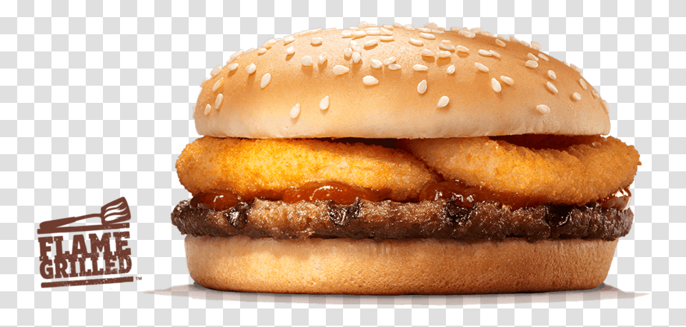 Burger King Roadhouse Burger, Food Transparent Png