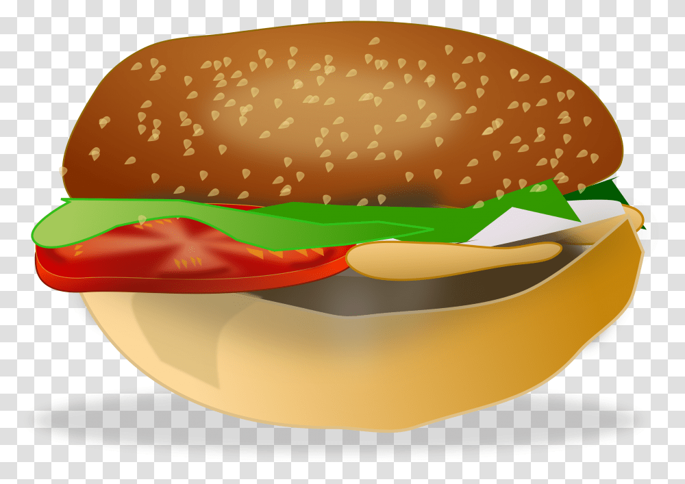 Burger Meat Vector, Food Transparent Png