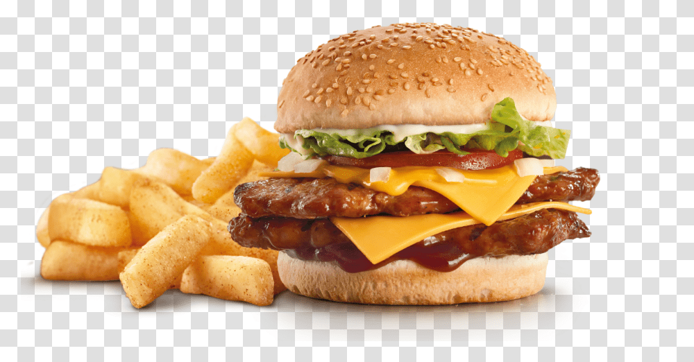 Burger The Eatery Steak Special Burger With Fries, Food Transparent Png