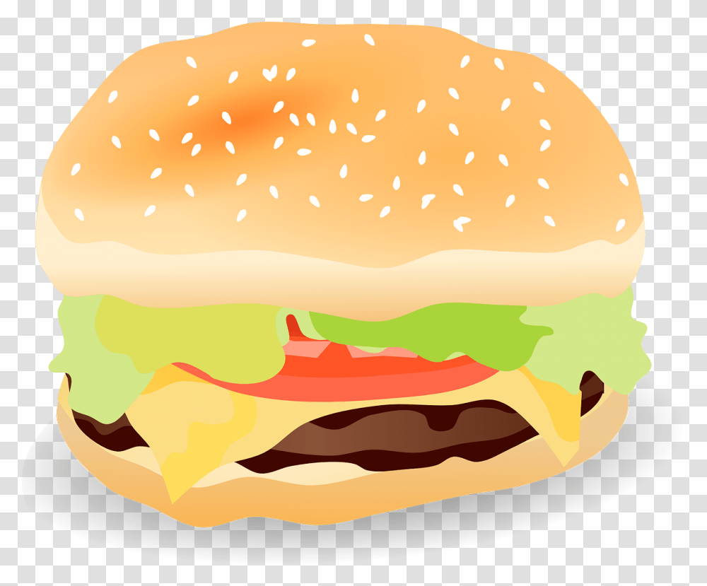 Burger Vector, Food, Fungus, Sandwich, Bread Transparent Png