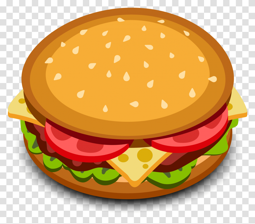 Burger Vector Image, Food, Birthday Cake, Dessert Transparent Png