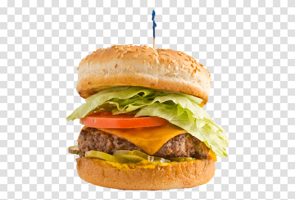 Burger With Stick, Food Transparent Png