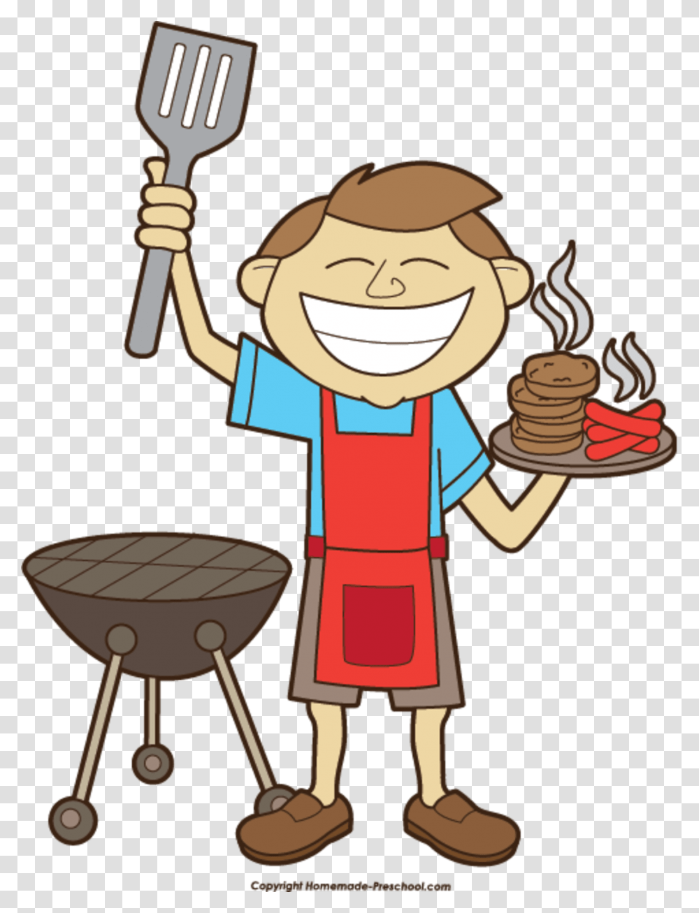 Burgers Smokies And Pop Bbq Clipart, Performer, Magician Transparent Png