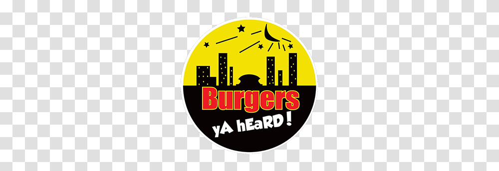 Burgers Ya Heard, Label, Vegetation, Pac Man Transparent Png