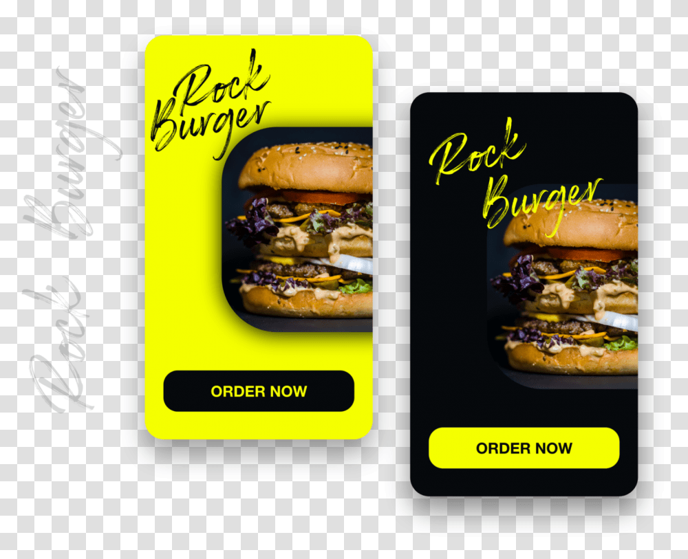 Burgers2x Cheeseburger, Food, Advertisement Transparent Png